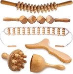 6 In 1 Wood Therapy Massage Tools, Maderoterapia Kit, Set, Lymphati. Fixed Price $41.99.