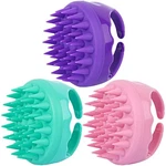3 Pcs Silicone Scalp Massager & Shampoo Count (pack Of 1), X Multi Color. Fixed Price $15.66.