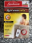Sunbeam Xpressheat Electric Heating Pad Tan Fast Digital Led Controller. Fixed Price $24.99.