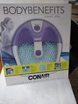 Conair Body Benefits Foot Spa Model FB3 Massage - Soaking Tub W/ Vibration. Fixed Price $59.00.