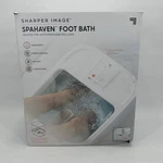 New Open Box Sharper Image Spahaven Foot Bath 2319044. Fixed Price $29.99.