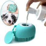 Puppy Big Dog Cat Bath Massage Gloves Brush For Pet Soft Safety Silicone Tool. Fixed Price $10.44.