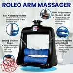 Roleo Hand Massager Forearm Wrist Pain Relief Portable. Fixed Price $80.95.