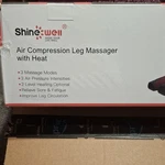 Shine Well Air Compression Leg Massager Heated SW-061A For Foot Black Red. Fixed Price $49.65.