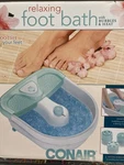 Conair Soothing Pedicure Foot Spa W/ Bubbles Deep Basin Relaxing Bath White. Fixed Price $30.00.
