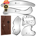 5-IN-1 304 Stainless Steel Muscle & Fascia Scraper Tool Set, For Body Silver. Fixed Price $57.98.