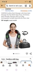 Comfier Shiatsu Neck And Shoulder Massager With Heat. CF-6302. New. Carry Case. Fixed Price $30.00.