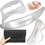 Cozlow 3-IN-1 Muscle Scraper Set Skin Scraping Massage For Iastm.... Fixed Price $29.74.
