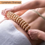 Wood Roller Stick Body Muscle Relief Therapy Tool Curved Straig. Fixed Price $18.90.