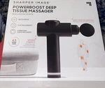 Sharper Image Powerboost Deep Tissue Percussion Massager Open Box. Fixed Price $65.00.