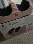 Pink Electric Foot Massager Portable Wired Warmer Rotating Machine. Fixed Price $60.00.