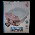Homedics Bubble Bliss Deluxe Footbath - Open Box Invigorating Massage & Heat. Fixed Price $16.00.
