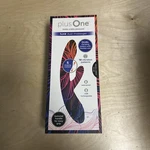 New Plus One Luxe Dual Vibrating Massager Purple/blue Model 6734 Sealed. Fixed Price $32.29.