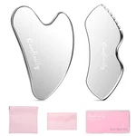 Lanfixilly 2PCS Stainless Steel Gua Sha, Facial Tools For Face Pink. Fixed Price $13.51.