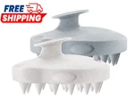 Heeta Hair Scalp Massager Shampoo Brush 2 Pack, Soft Silicone Bristles To Remove. Fixed Price $14.23.
