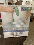 Conair Dual Bath Spa BTS7K Portable Jets Bubbles Massage New Box. Fixed Price $89.96.
