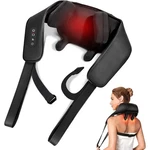 Neck Shoulder Back Massager Cordless 4D Deep Kneading Shiatsu With Heat. Fixed Price $34.95.