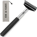 Flanker-l Portable Extendable Back Scratcher, Oversized, Black. Fixed Price $17.12.