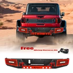 Aaiwa Steel Rear Bumper W/winch Plate Light For 2020 -2024 Jeep Gladiator Jt 001. Fixed Price $299.99.