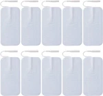 10 Pieces Large Electrode Pads - Premium Reusable Tens Unit With Standard 2. Fixed Price $12.40.