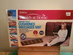 Sunbeam Heated Cushioned Massager Mat 5 Motors Remote Control Full Size. Fixed Price $39.95.