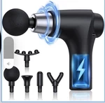 Sorudel Deep Tissue Massage Gun For Back Pain Relief With 5 Heads 6SPEED Black. Fixed Price $29.99.
