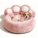 Zeawiesvbyt Paw Shape Dog Bed Soft Cotton Sleeping Indoors - Pink 36". Fixed Price $70.95.