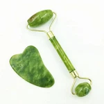 2 Pcs Jade Roller And Set - Tool For Face Skin Care Gift. Fixed Price $8.89.