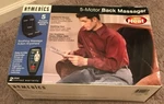 Homedics Model CM-5 5/FIVE Motor Back Massager Seat Cushion With Heat. Fixed Price $19.99.