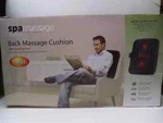Spa Massage Back Cushion With Soothing Heat 2 Motors Touchpad. Fixed Price $20.00.