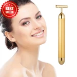 T-shape Electric Face Massager Tightening Tool Firming Lift Sensitive Skin Us. Fixed Price $21.99.
