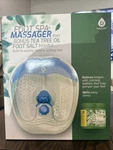 Pursonic Foot Spa Massager With Tea Tree Oil Salt Scrub. Fixed Price $29.95.