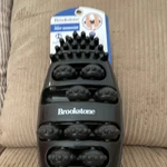 Brookstone Dual Foot Massager Deep Tissue Black Promotes Circulation. Fixed Price $55.00.