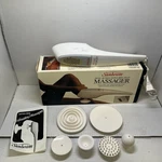 Sunbeam Dual Action Infra Red Heat Massager 2 Speed 6 Attachments. Fixed Price $25.99.