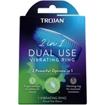 Trojan Vibrations 2-IN-1 Vibrating Ring Plus Finger Massager (1) Free Shipping. Fixed Price $13.95.