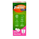 Children's Zyrtec 24 Hour Allergy Relief Syrup, Cetirizine Hydrochloride Anti.... Fixed Price $23.78.