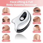 Electric Gua Sha Facial Massager Rechargeable Heating Vibration Skin Relaxation. Fixed Price $15.95.