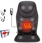 Back Massager With HEAT,8 Vibration Motors Chair Pad For Shoulder And.... Fixed Price $77.48.