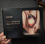 Ngcces 3-IN-1 Advanced Knee Pain Relief Heated Vibrating Rechargeable Massager. Fixed Price $29.99.