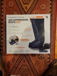 Sharper Image Powerboost Boots Air Compression Electric Leg Massager S-m. Fixed Price $49.00.