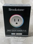 Brookstone 10A Single Color Changing Smart Plug Bksprgb. Fixed Price $17.50.
