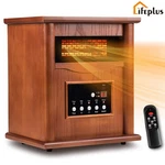 Lifeplus GD9135BCW Portable Wood Electric Quartz Heater With Remote Control. Fixed Price $55.00.