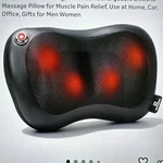 Shiatsu Back And Neck Massager With Heat, Kneading, Cordless, Rechargeable. Fixed Price $49.95.