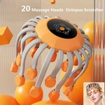 20MASSAGE Heads Orange Scalp Massager Red Light Vibrator Octopus Scratcher. Fixed Price $57.00.