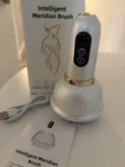 Intelligent Meridian Brush 13-HEAD Cordless Heated Vibrating Massager White Usb. Fixed Price $24.55.