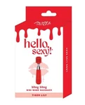 Hello Sexy Bling Mini Wand Massager Red Tiger Lily Vibrator Portable. Fixed Price $53.99.