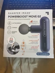 Sharper Image Powerboost Move 02 Handheld Massager! Open Box! Navy!. Fixed Price $40.00.