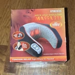 Homedics Neck & Shoulder Massager Heat Cordless Fleece Lining Gray NMSQ-200. Fixed Price $15.98.