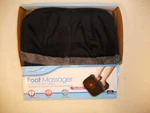 Foot Massager Health Touch Black Slipper Style Vibration Comfort Fabric. Fixed Price $10.18.