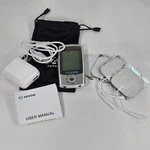 Auvon Tens Massager AS1080 Rechargeable Muscle Stimulator With 4 Electrode Pads. Fixed Price $26.99.